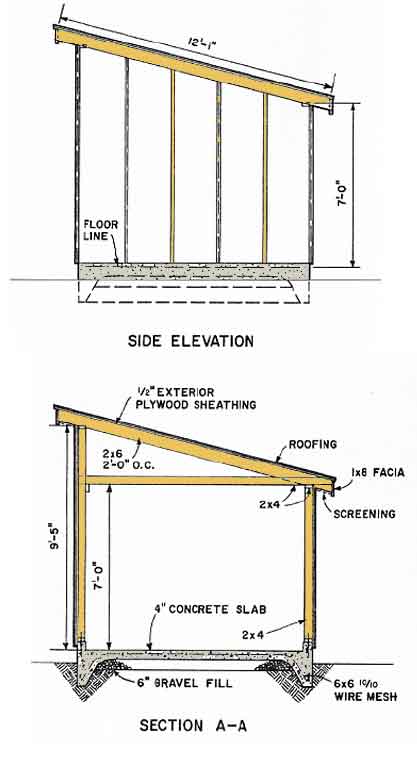 10x12 Shed Plans Framing